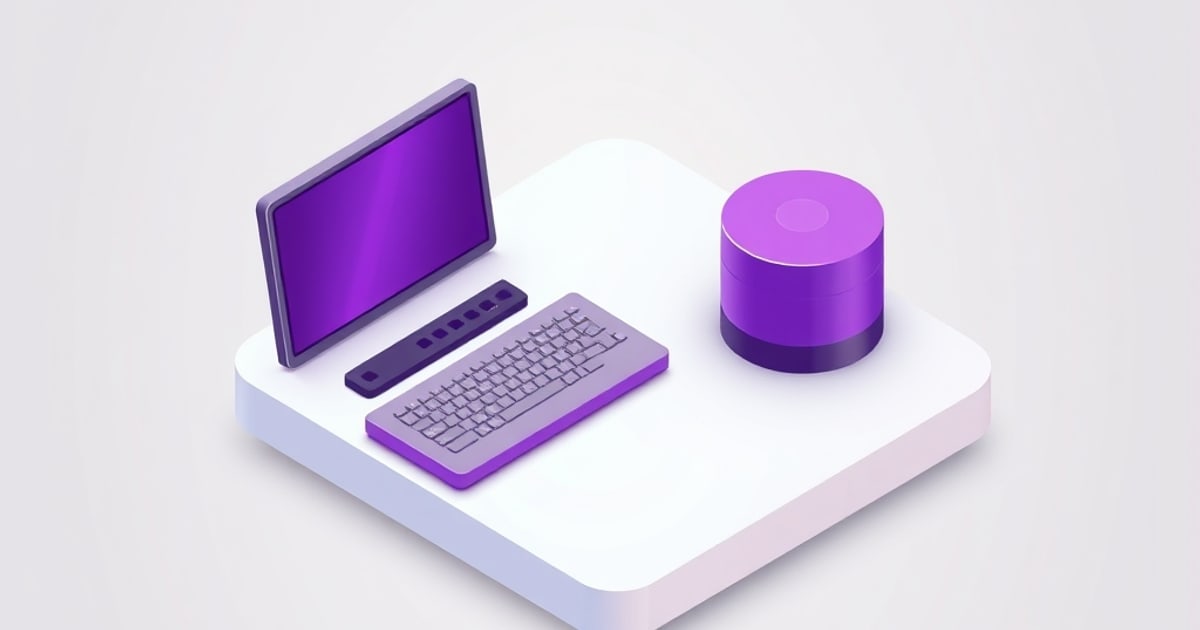 Isometric workspace split into three desk setups for programmer, gamer, and writer each with specialized keyboard layout
